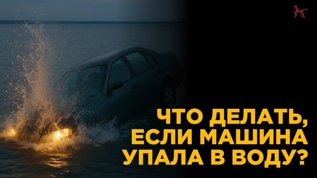 Ваш автомобиль упал в воду, что делать?