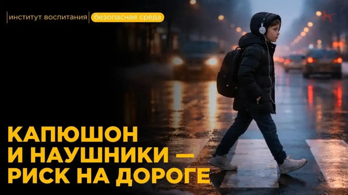 Как обезопасить ребенка если он ходит по улице в капюшоне?