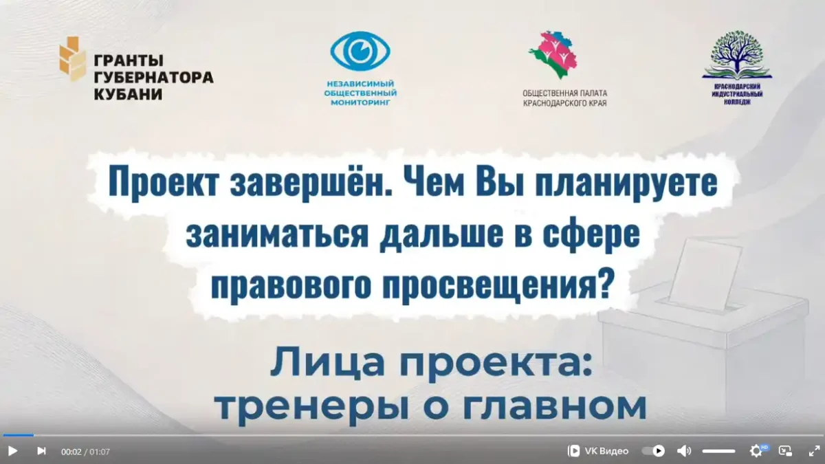 Подводим итоги проекта «Школа наблюдателя»